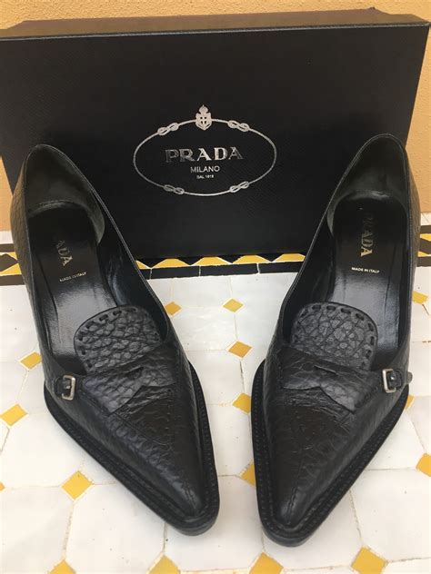 prada herls|Prada heels vintage.